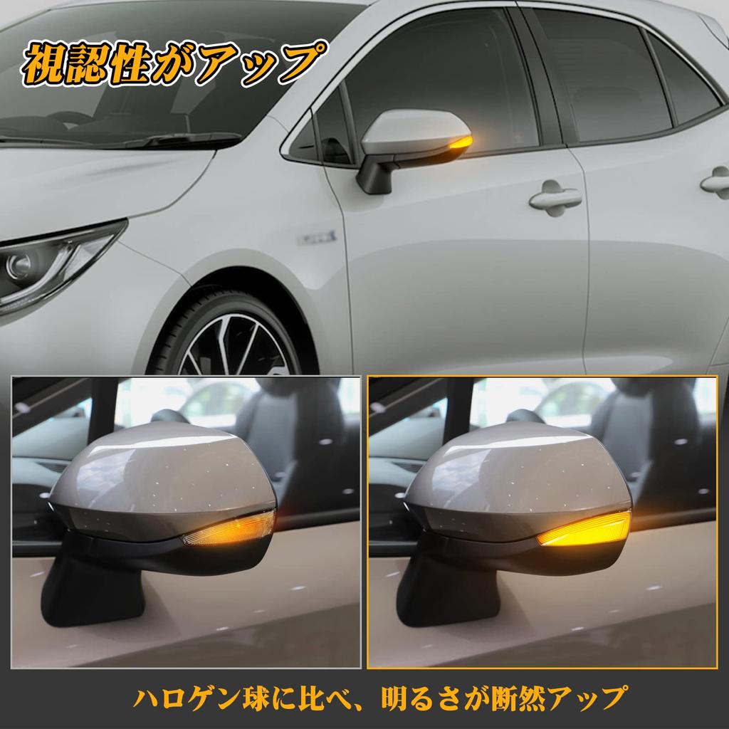 POPMOTORZ Corolla 210-serien Sidobackspegel Blinkers, Besiktningsklar, Alla Blinkfunktioner Omkopplingsbara,