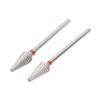 Nail Tapered Drill Bit Professional Fast Removing Tungsten Steel Manicure Drill Bits for Exfoliating