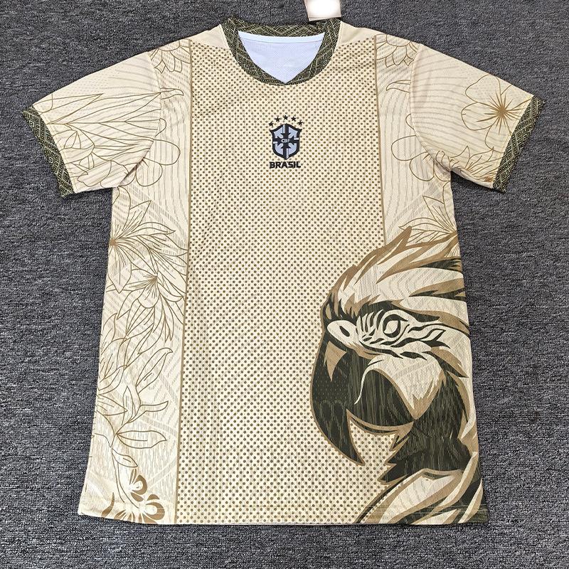 26272627 Brasilianischer Adler König Trainingsshirt Fan Version Fußballtrikot Fan Version Trikot S gray