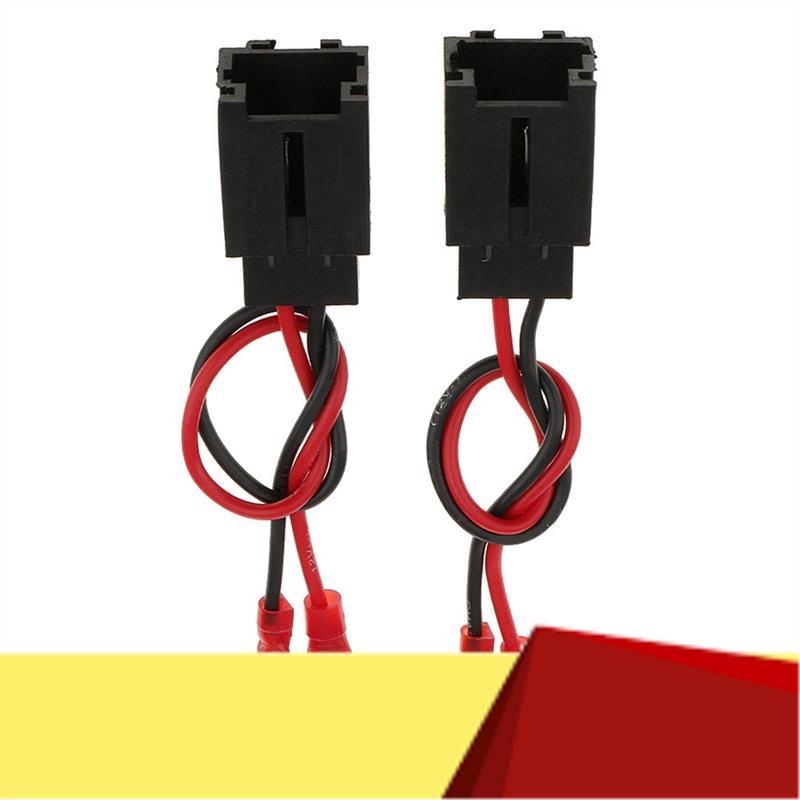 Audio Speaker Cable Adapter Plug Studio Wire Harness Connector Fo Citroen C2/ 206 1999-2015-M53K Black 4Pcs