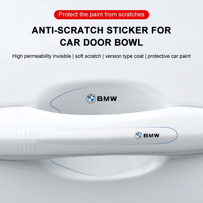 8Pcs Transparent Car Door Handle Bowl Anti Scratch Protective Sticker For BMW E36 E46 E90 E70 E91 G20 X1 E60 F10 F30 E39 F20 E87