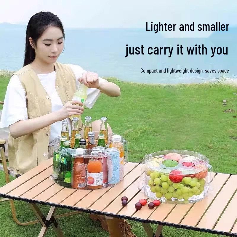 Portable Disposable Folding Washbasin & Foot Soaking Bag for Travel