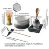 8-teiliges Matcha-Set mit Schale, Bambusbesen, Löffel und Tuch für Teeliebhaber