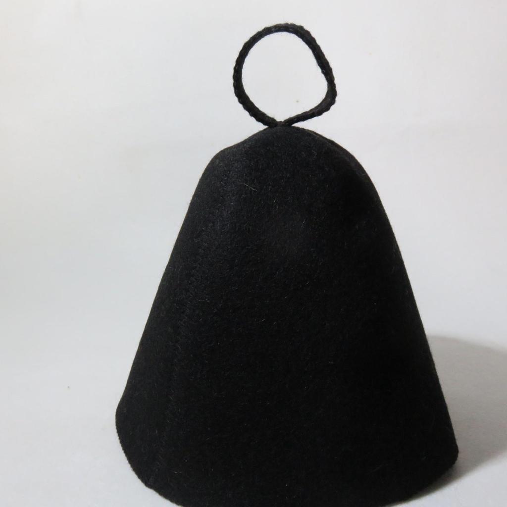 Vibrant Wool Sauna Hat: Heat Insulation & Water Absorption for Drying Hair