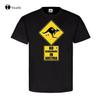 Keine Kängurus in Österreich Lustiges Österreich Warnschild Australien T-Shirt Sommer Baumwolle Rundhals Kurzarm Unisex T-Shirt Xs5xl