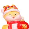 Cute Snake Statue Chinese Year Decor Artificial Ornament Tabletop Centerpiece Spring Festival