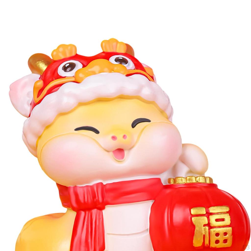 Cute Snake Statue Chinese Year Decor Artificial Ornament Tabletop Centerpiece Spring Festival