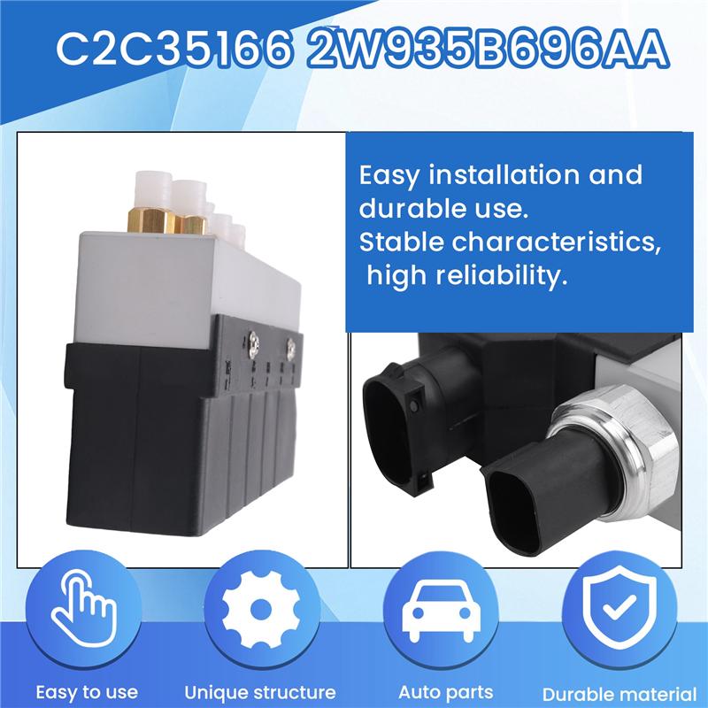 

Air Suspension Control Valve Block C2C35166 2W935B696AA For Jaguar XJ6 XJ8 X350 X358 Shock Absorber Distribution Valve