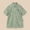 Callaway Short Sleeve Polo Shirt UV Golf C24134117 Men's (Floral Print, Moisture-Wicking, Quick-Drying, Protection) / / 1181_Khaki