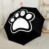 Paw Print Design Automatic Umbrella Compact 8-Rib Lightweight Foldable Design for Outdoor Daily Use Fashion Lovers Perfect Gift for Women/Men