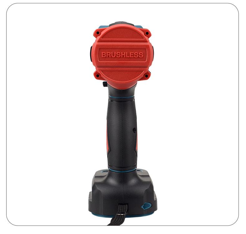 150N High-Torque Rechargeable Brushless Electric Drill with Lithium Battery
