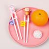 1 paar Baby Learning Training eetstokjes Cartoon Animal Beginner eetstokjes Servies Kinderen Eet Training Helper Baby Gereedschap