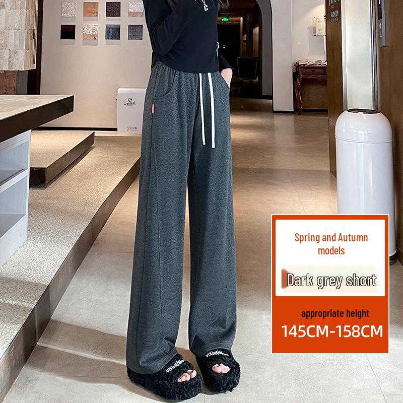 Plus Size High Waist Wide Leg Pants for Women - Spring & Autumn Casual Straight Leg Style, fits up to 200 lbs.
