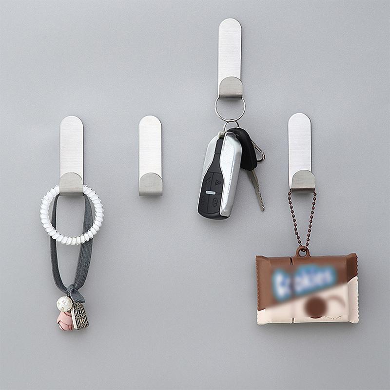 3Pcs Mehrzweck Wand Organizer Haken Hinter-tür Schlüssel Kleiderbügel Haken Bad Robe Handtuch Halter Rack Küche Hardware regal Haken