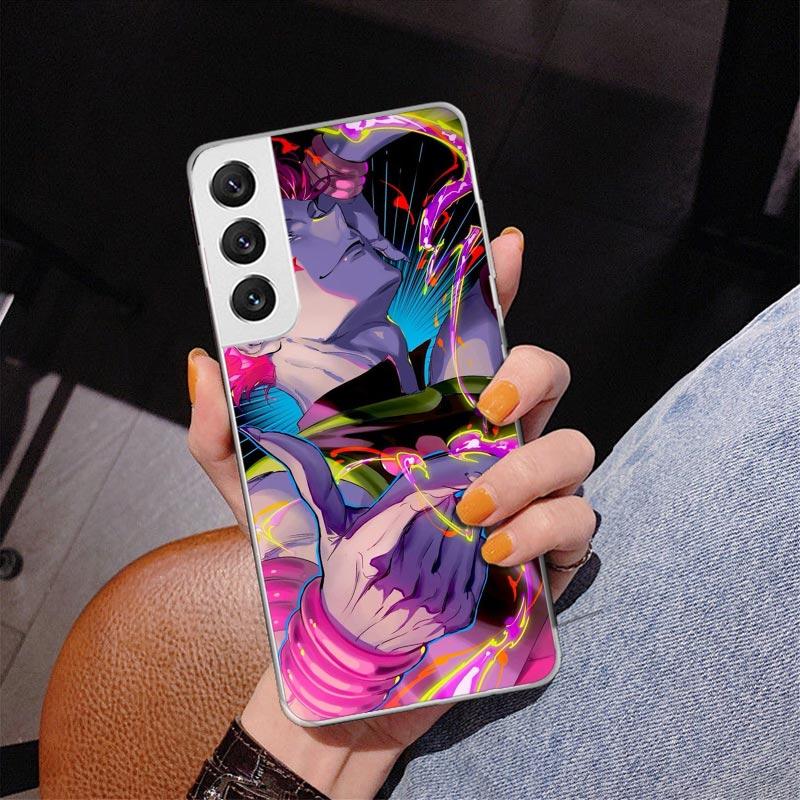 Huner X-Hunters Hisoka Phnoe Case for Samsung Galaxy S26 S25 Edge S23 S24 Ultra S22 Plus S21 S20 FE Unique Cover Soft Coque Gala