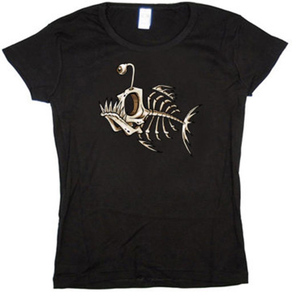 Ladies t-shirt / Skeleton Fish Bones