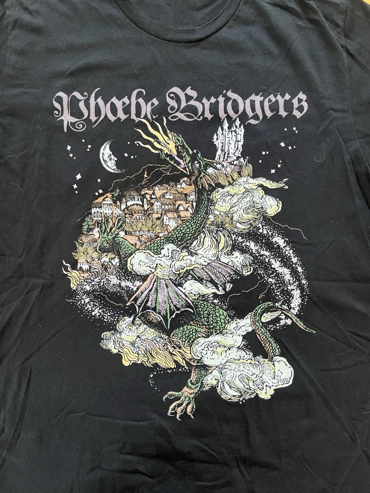 Rare! Phoebe Bridgers Dragon Graphic Shirt Unisex Concert TU425 S