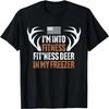 Hunting I'm Into Fitness Deer Freezer Hunter Dad Husband T-Shirt