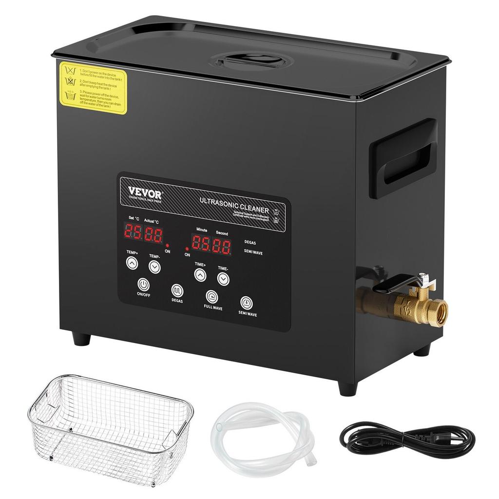 6L Ultra Sonic Cleaner Cleaning Machine with Basket Heater and Timer 180W