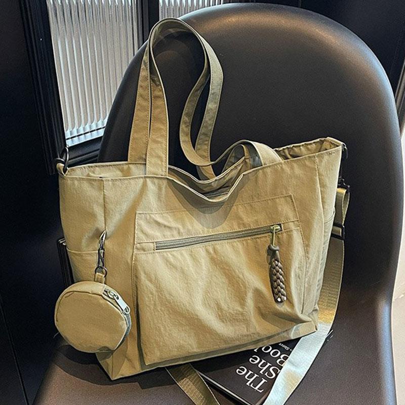 Casual Women's Tote Bag Lightweight Nylon Versatile Shoulder Bag Large Capacity Women Crossbody Bags College Girls Handbag