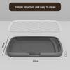Extra Large Anti-Splash Dog Toilet with Post: Flushable Flat-Type Potty Tray for Home Use