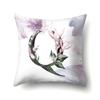 Decorative 26 Letters Polyester Pillow Case For Sofa Alphabet Flowers Printed Cushion Cover Case Home Decor Almofada 45X45Cm
