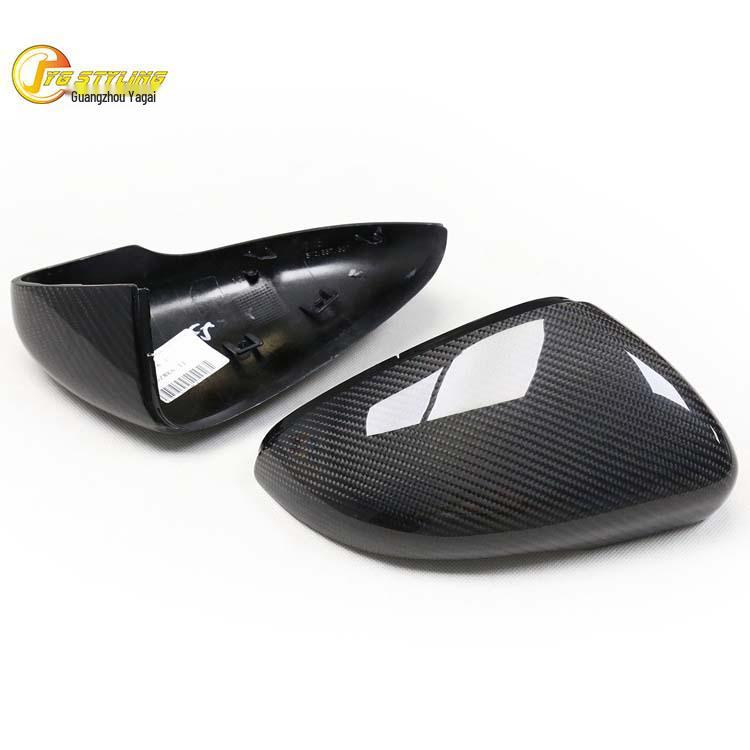 Carbon Fiber Replacement Rearview Mirror Cover for Volkswagen Golf 6, Touran, Bora, New Lingyu