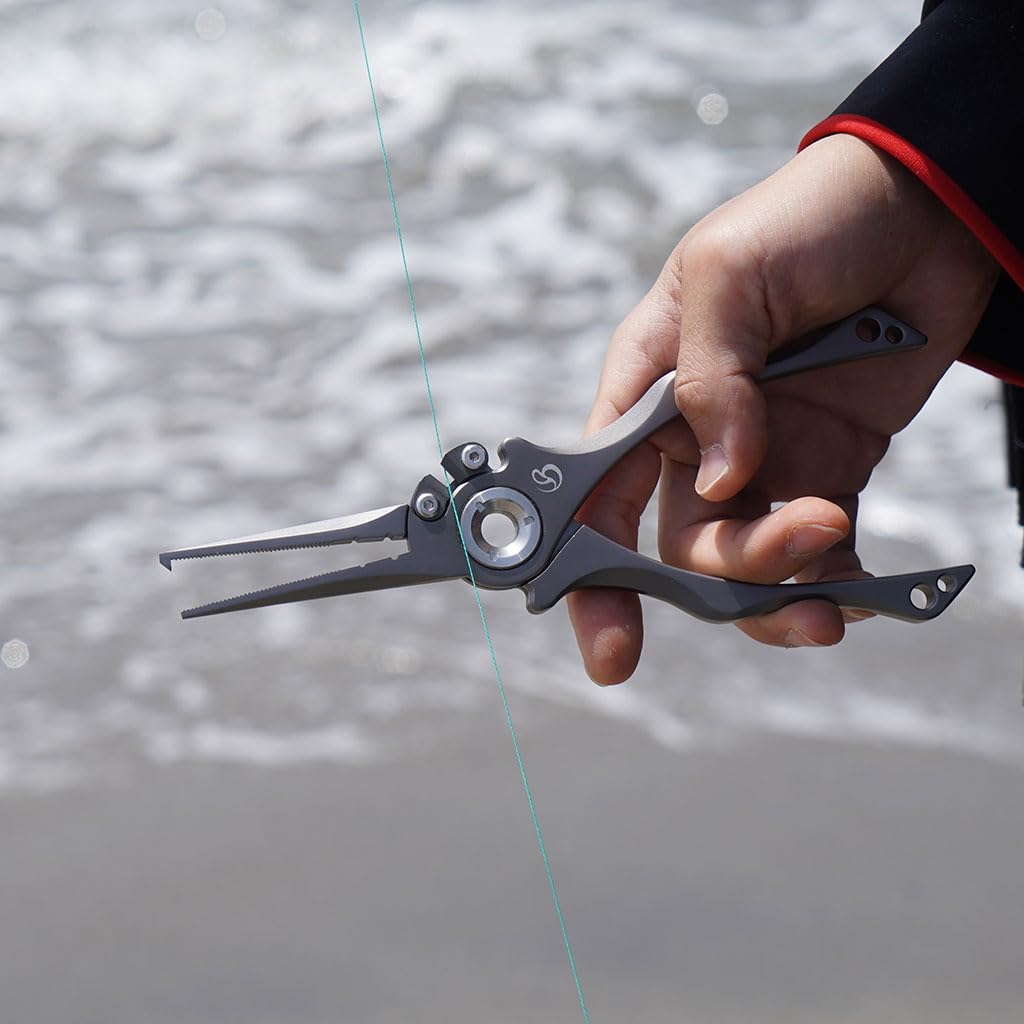 Belmont Voll-Edelstahl Zange Titan MP-261 (Schwarz beschichtet)