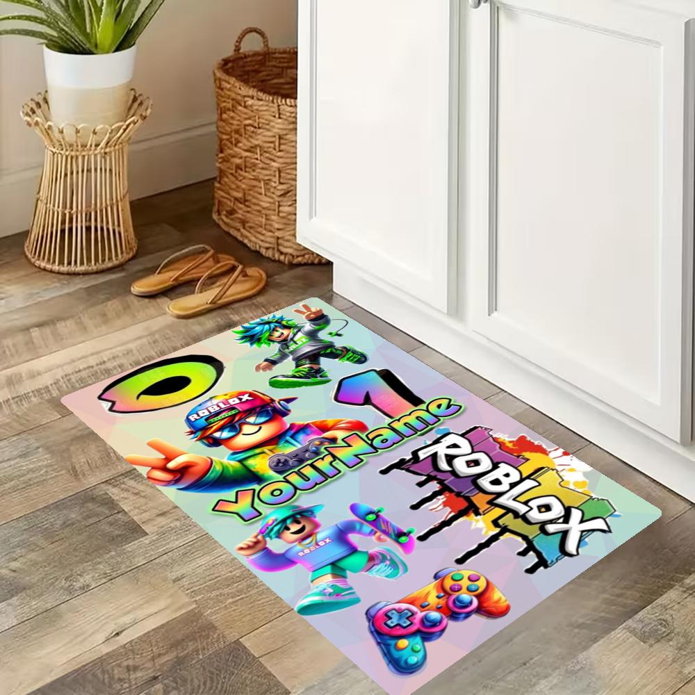 Roblox Customize Your Name Kitchen Rug Runner Rug Laundry Mat Hallway Entryway The Best Gift Choice