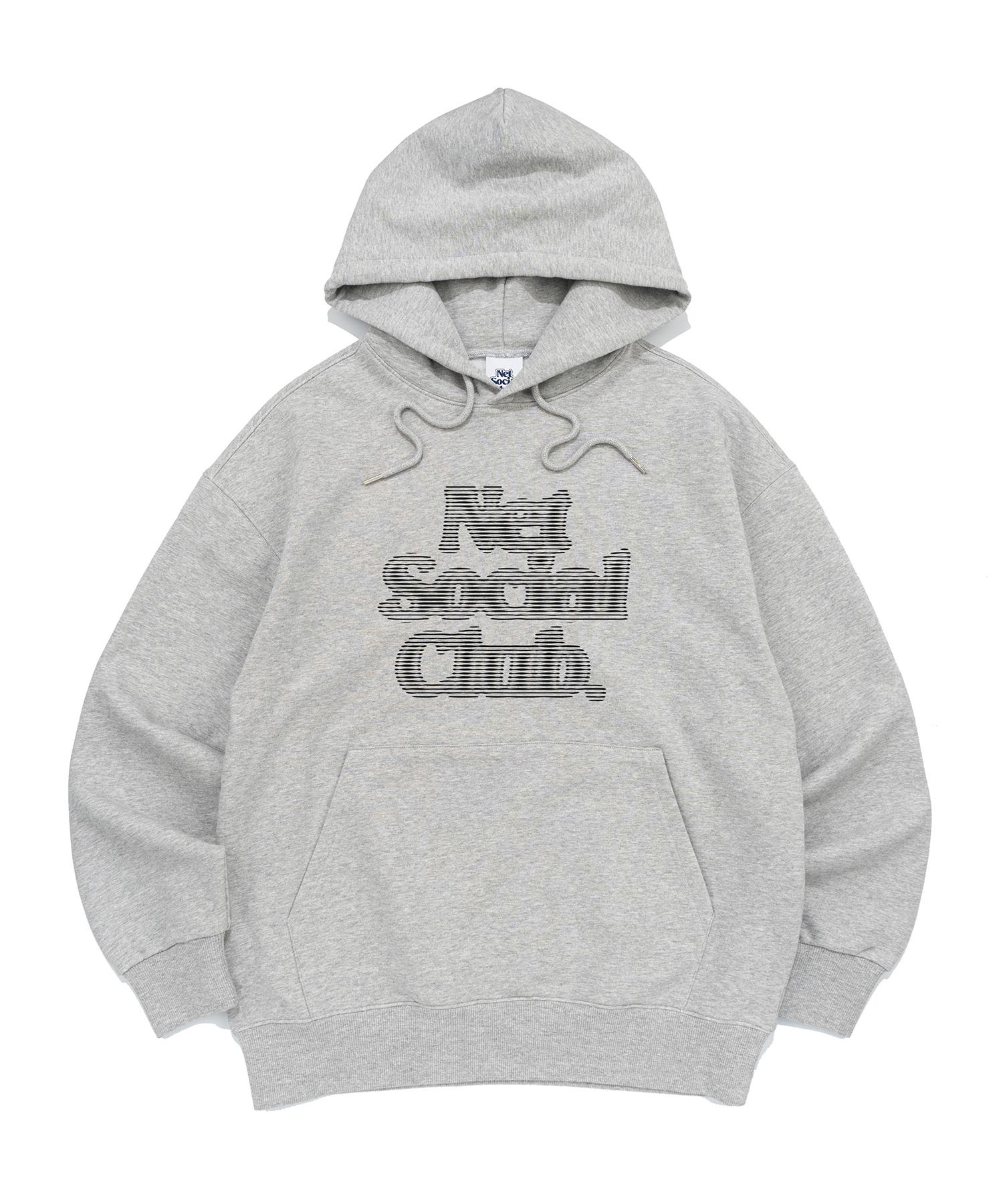 Сетчатая худи с логотипом Blur Social Club (меланж) Melange/L