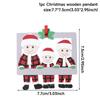 Christmas Wooden Family Pendant Christmas Decorations For Home 2025 Navidad Gift Xmas Tree Hanging Ornament Happy New Year 2026