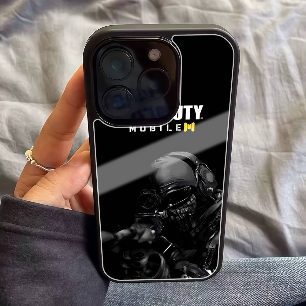 C-Call Of D-Duty Anime Phone Case For Iphone 17 Air 16 15 14 13 12 11Pro Max Plus Hard Plastic PC+TPU Cover