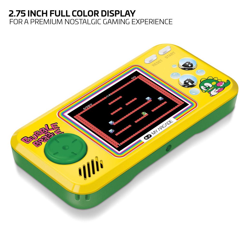 MyArcade Bubble Bobble Pocket Player Yellow & Black DGUNL-3248