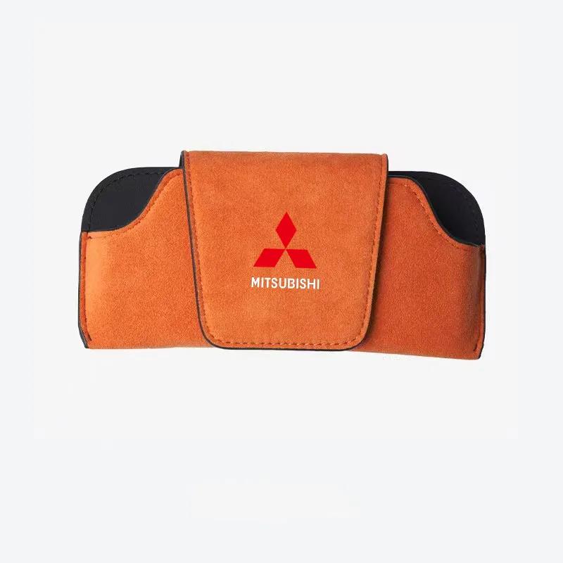 Car Glasses Box Sun Visor Eyeglass Case Car Interior Accessories for Mitsubishi Lancer Outlander ASX Pajero L200 Triton