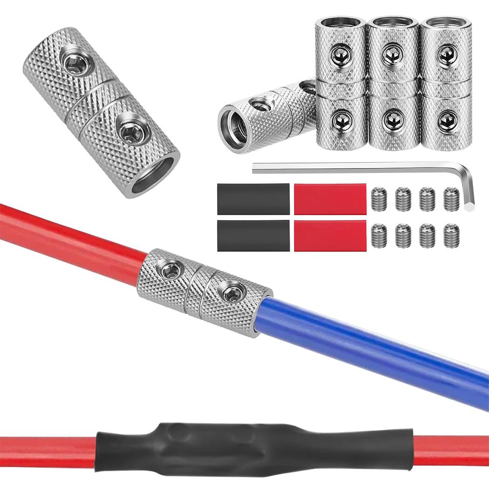 

Audio Wire Butt Connectors with Heat Shrink Tubing 0 Gauge Wire Splice Coupler S