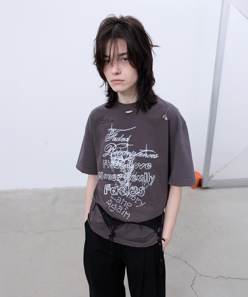 LCDC™ Distressed Oversized T-Shirt (Grey)