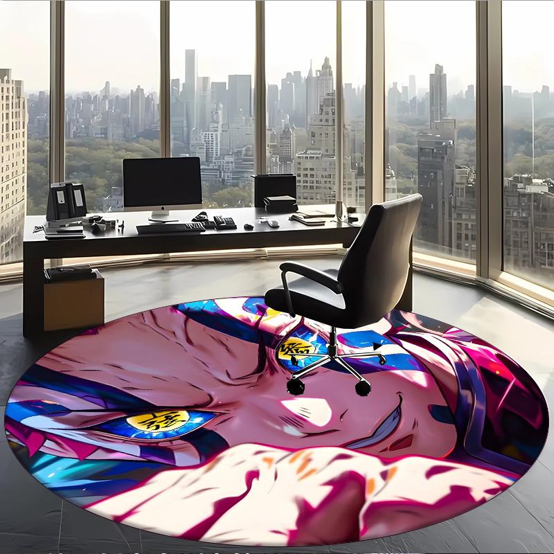 Uccisore di demoni (1) Tappeto Rotondo per Ufficio Tappeto Decorativo per Pavimento per Ufficio Camera da Letto Soggiorno e Spazio Domestico