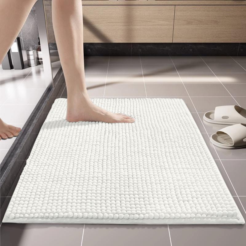 Special Short Hair Floor Mat Toilet Bathroom Floor Mat Dirt Resistant Door Mat Fixed Soft Absorbent Non-Slip Carpet