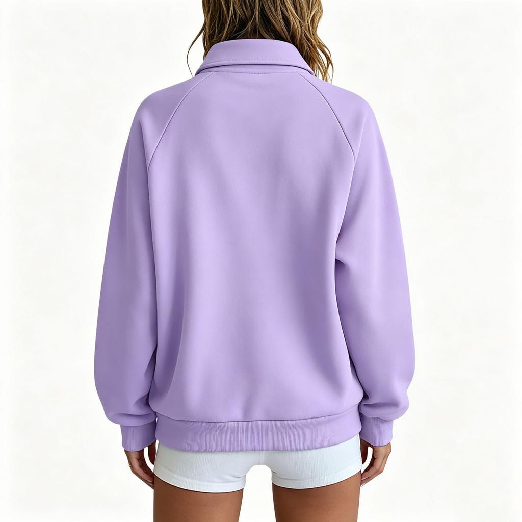 Women's Casual Sweatshirt Loose Fit Color for Everyday Wear