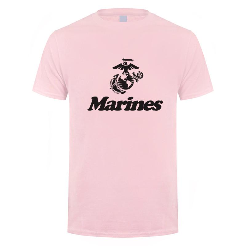 Marine Corps US Marines USMC Militär T-Shirt Sommer Herren Baumwolle Kurzarm T-Shirts T-Shirt Mann Oberteile Tee OT105