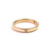 Excellent Justin Davis Ring Trust Ring Crown engraved milgrain Pink gold 18K Women Used