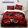 Hotel Transylvania Mavis Dracula Pattern Bedding,Quilt Set Quilt Cover Pillowcase Home Birthday Gift (1 * duvet cover + 2 * pillowcase, without core)