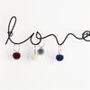 Trendy Mink Fur Pompom Dangle Earrings for Women - Japanese & Korean Style