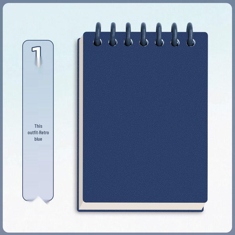 Mini Carnet de Poche A7 Haute Valeur - Agenda Personnel Étudiant à Feuilles Mobiles