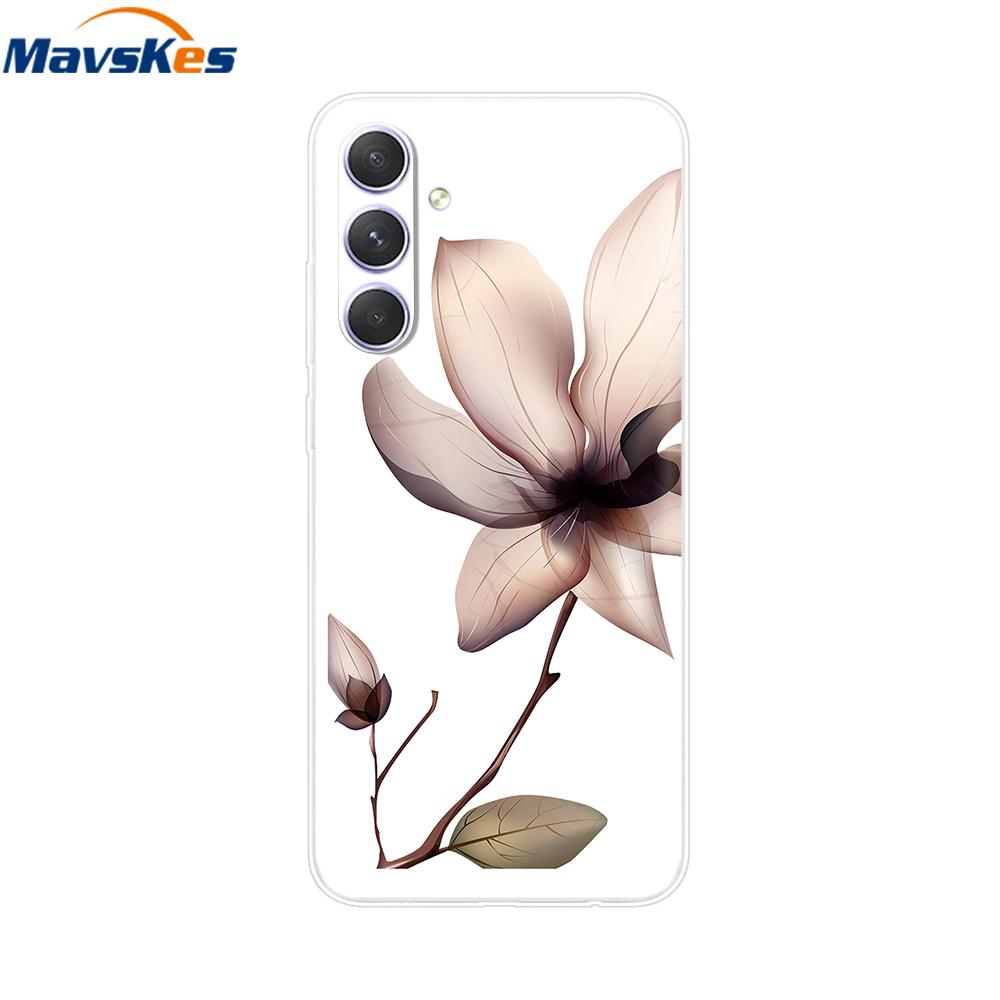 Shockproof Clear Silicone Soft Phone Back Case For Samsung Galaxy A55 5G SM-A556V A 55 Cases Cover Coque Shell Bags Mask Fundas
