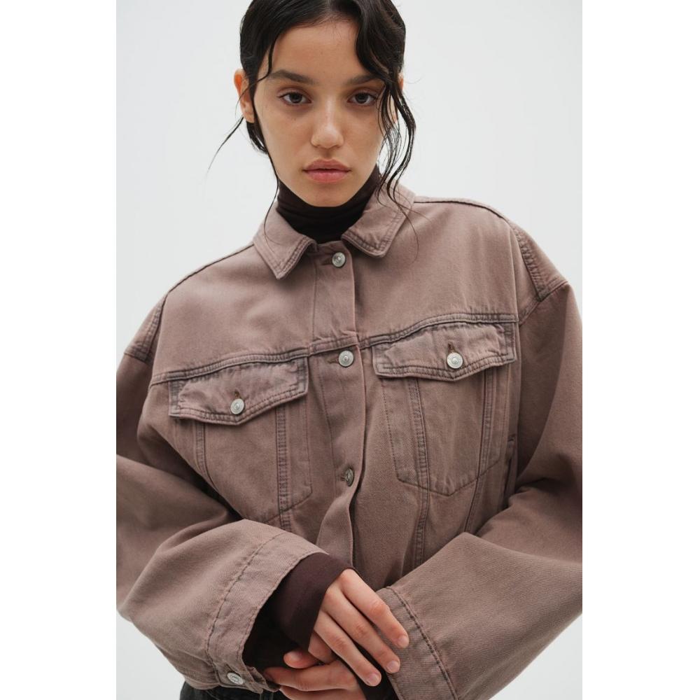 

Джинсовая куртка HM серая