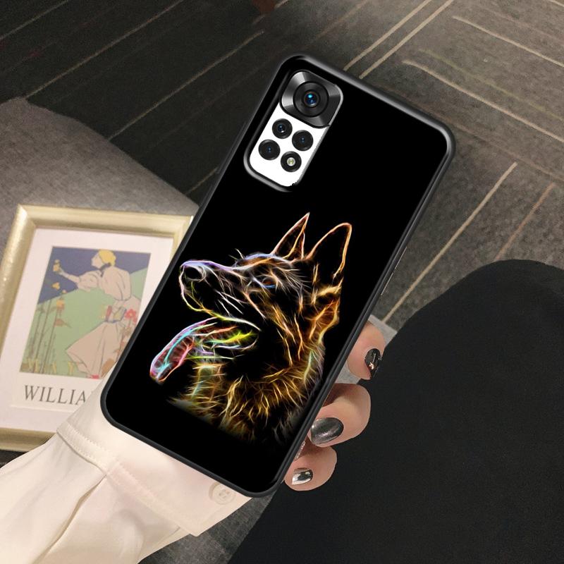 German Shepherd Dog Funda For Xiaomi Redmi Note 14 13 Pro 9 10 11 12 Pro 10S 11S 12S Redmi 13C 10C 12C 14C Case