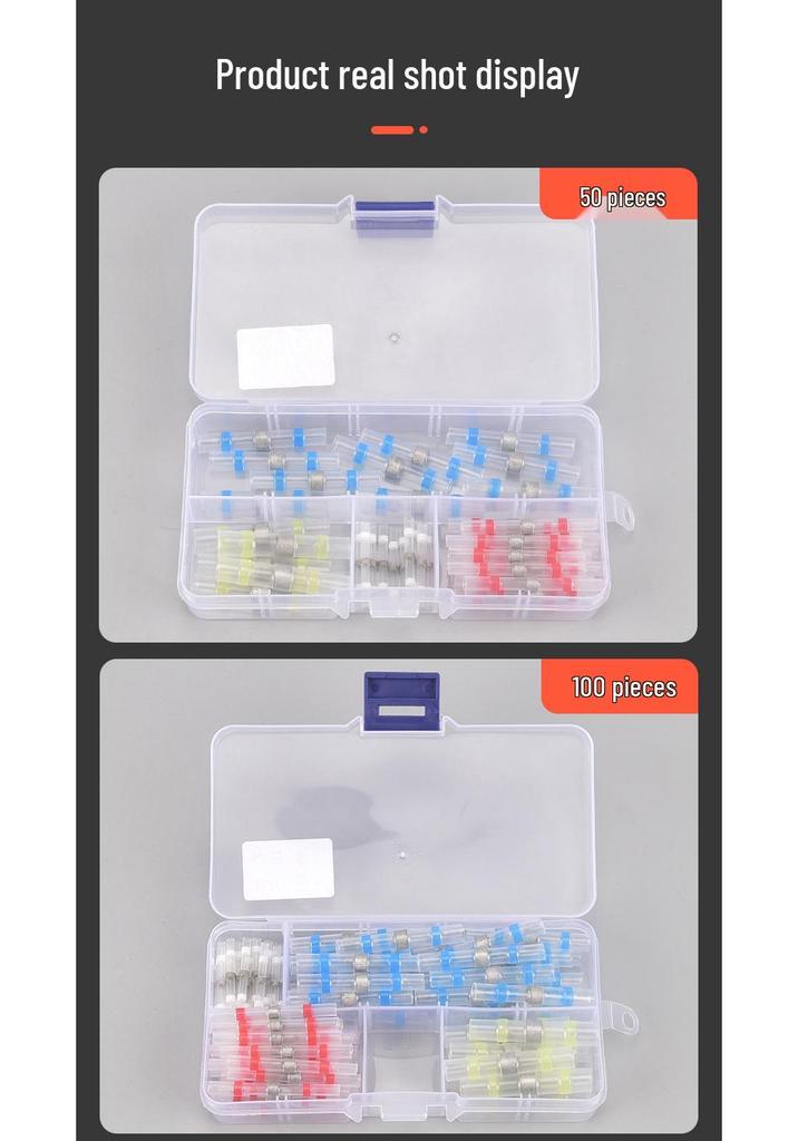 SST Series Waterproof Solder Ring Terminal Block Connector with Heat Shrink