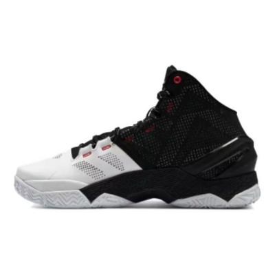 Curry 2 Retro Takım Elbise & Kravat 2024 Unisex Spor Ayakkabı Siyah Beyaz Metalik Gümüş 3027361-101