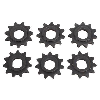 6PCS 25H 11T Motor Sprockets 10mm Steel Electric Scooter Motor Engine Sprocket Chain Wheel with H